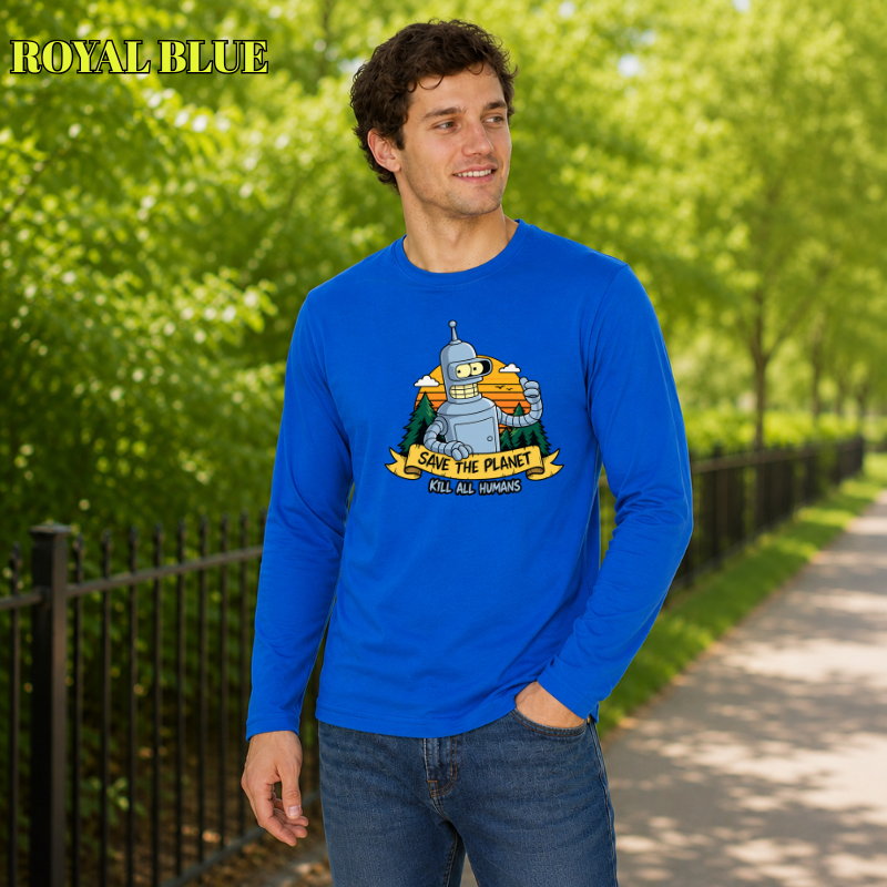 Camiseta Hombre Manga Larga - All Humans