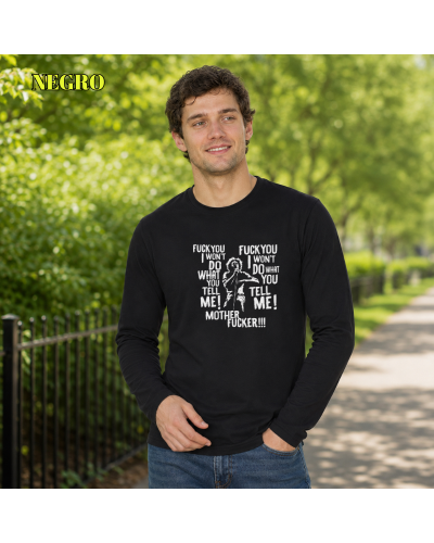 Camiseta Hombre Manga Larga - Tell Me