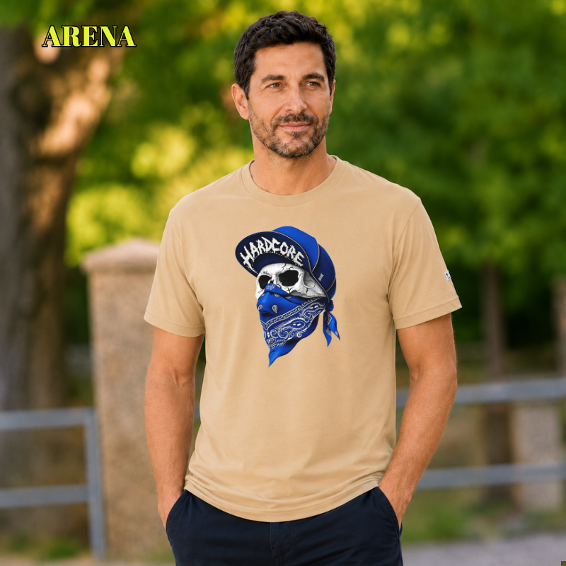 Camiseta Hombre Manga Corta - Hardcore