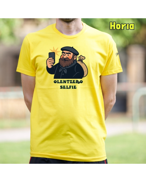 GizonKamiseta-Olentzero Selfie Horia