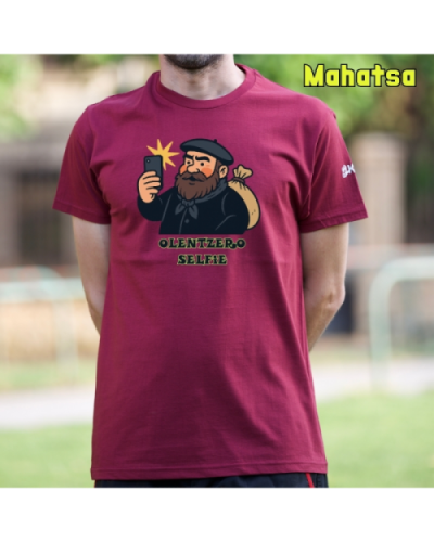 GizonKamiseta-Olentzero Selfie Mahatsa