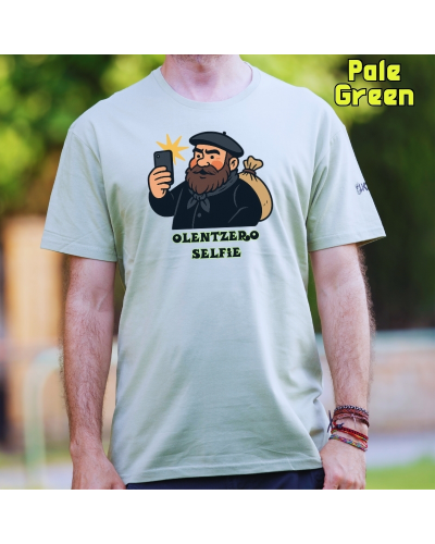 Gizonezkoen Kamiseta - Olentzero Selfie