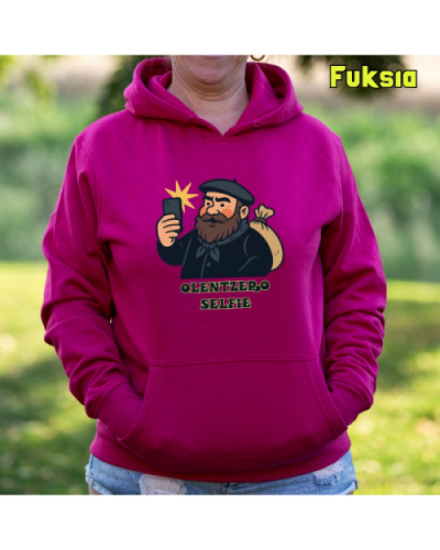 EmakumeTxanodunJertsea-Olentzero Selfie Fuksia