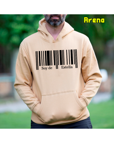 Sudadera Hombre con Capucha - Soy De Estella