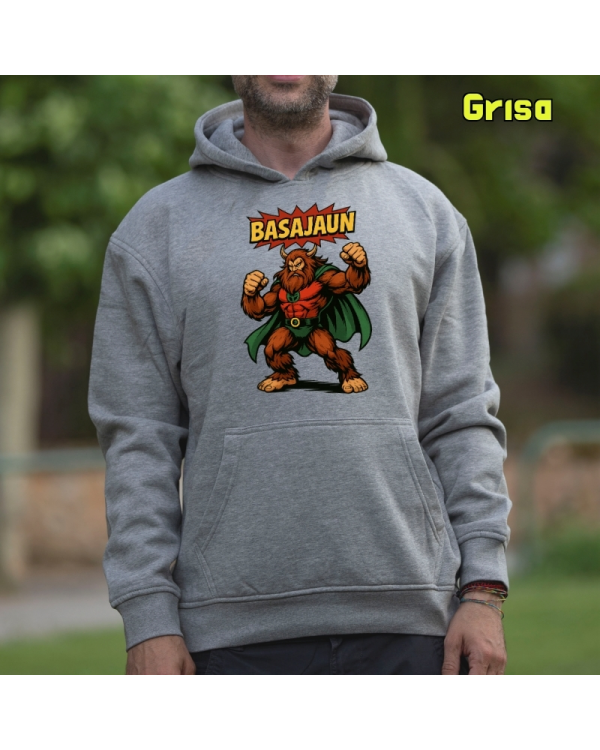 GizonTxanodunJertsea-Basajaun Comic Grisa