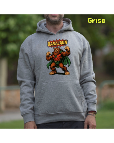 GizonTxanodunJertsea-Basajaun Comic Grisa