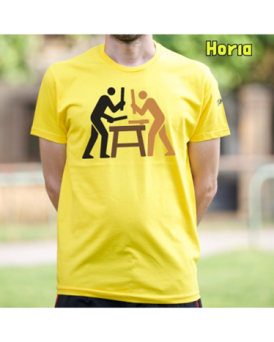 GizonKamiseta-Txalaparta Horia