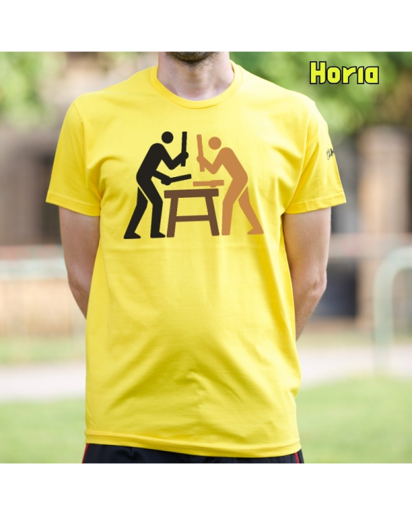 GizonKamiseta-Txalaparta Horia