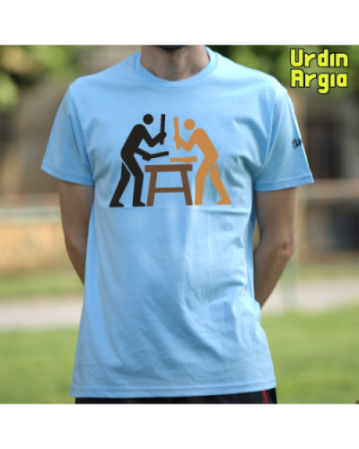 GizonKamiseta-Txalaparta UrdinArgia