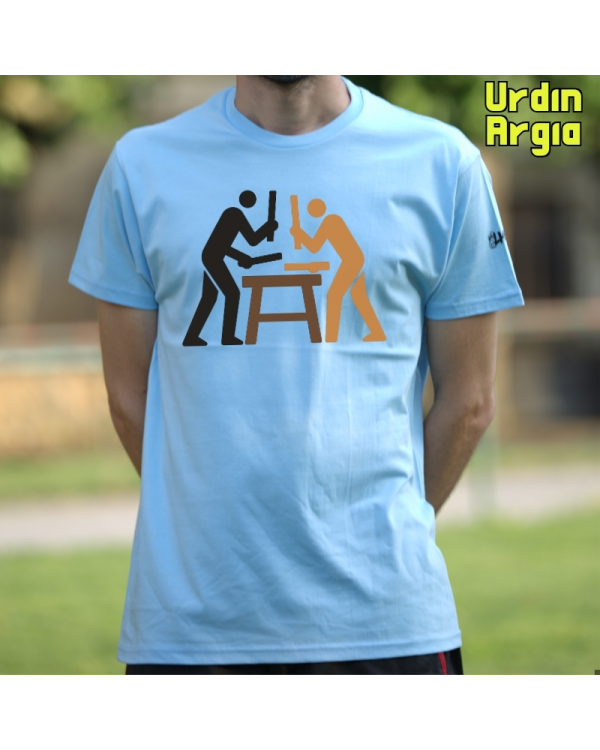 GizonKamiseta-Txalaparta UrdinArgia