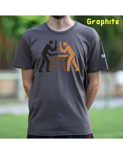 GizonKamiseta-Txalaparta Graphite