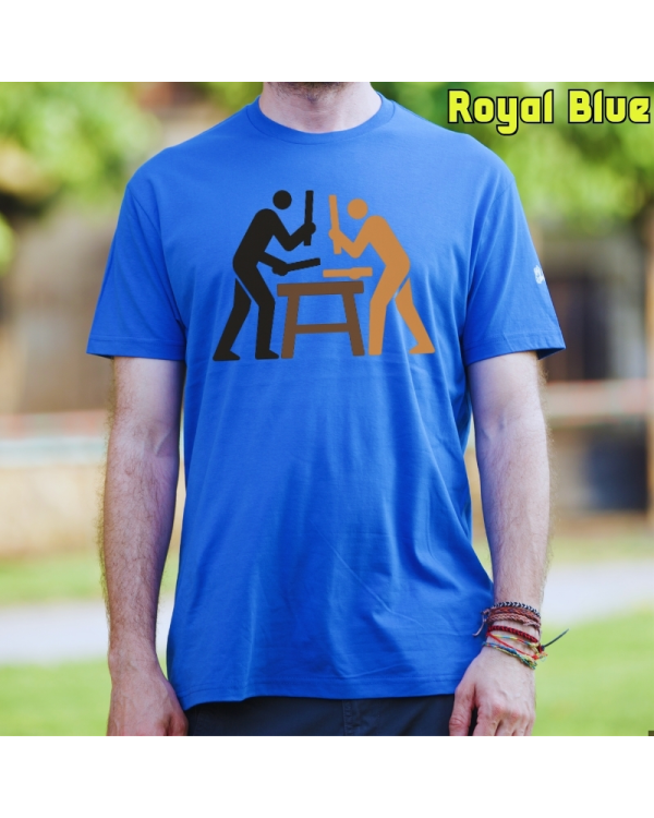 GizonKamiseta-Txalaparta RoyalBlue