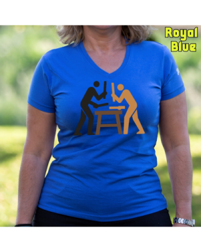 Emakume Kamiseta-Txalaparta RoyalBlue