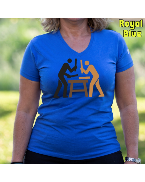 Emakume Kamiseta-Txalaparta RoyalBlue