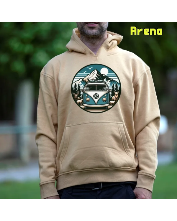 Sudadera hombre con capucha Nature Conecction  La Kamiseta K Buskas