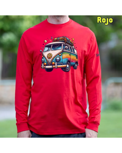 Camiseta Hombre Manga Larga - Love Van
