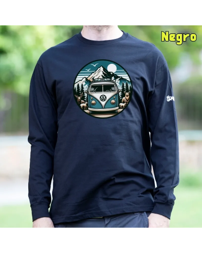 Camiseta Hombre Manga Larga - Nature Connection