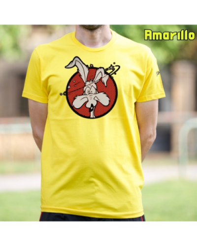 Camiseta Hombre Manga Corta-Koyote Amarillo