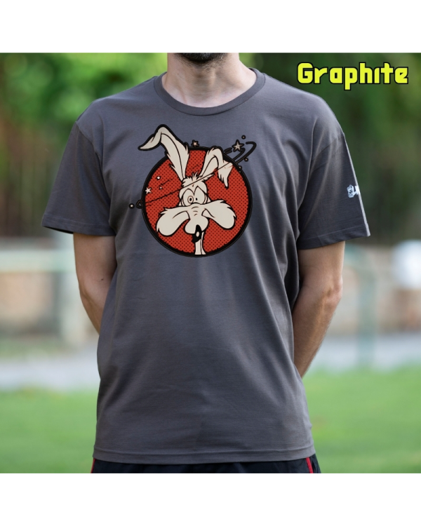 Camiseta Hombre Manga Corta-Koyote Graphite
