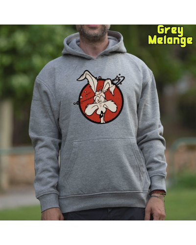 Sudadera Hombre Capucha-Koyote Graphite