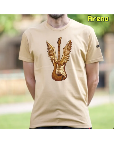 Camiseta Hombre Manga Corta - La Guitarra Te Da Alas