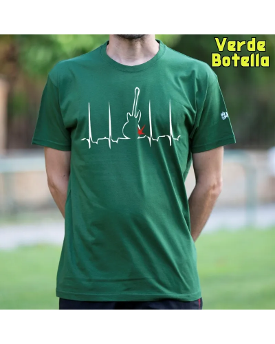 Camiseta hombre Latido Rock And Roll - manga corta