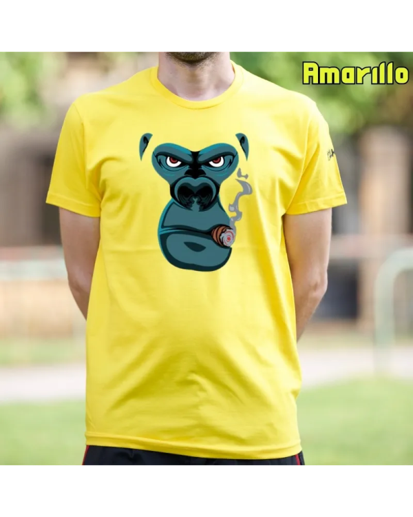 Camiseta hombre Smoking Gorilla - manga corta