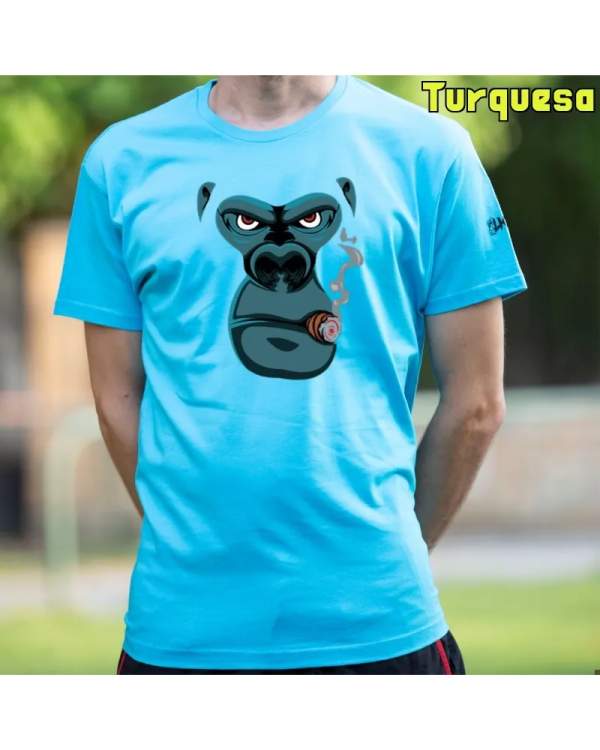 Camiseta hombre Smoking Gorilla - manga corta