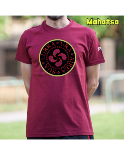 GizonKamiseta-Airea-Ura-Sua-Lurra Mahatsa