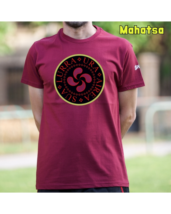 GizonKamiseta-Airea-Ura-Sua-Lurra Mahatsa