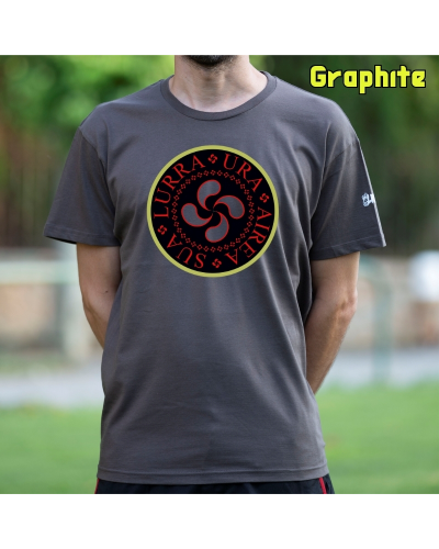 GizonKamiseta-Airea-Ura-Sua-Lurra Mahatsa