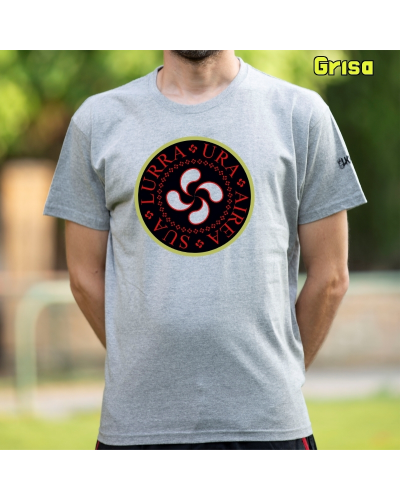 GizonKamiseta-Airea-Ura-Sua-Lurra Mahatsa