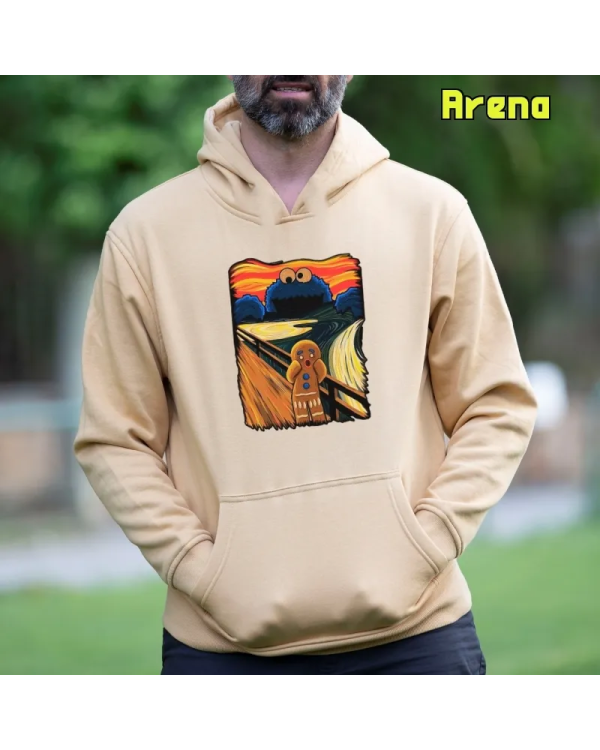 Sudadera hombre con capucha Coco Grito  La Kamiseta K Buskas