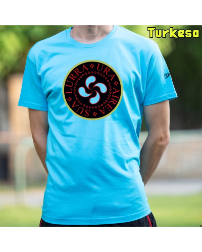 GizonKamiseta-Airea-Ura-Sua-Lurra Mahatsa