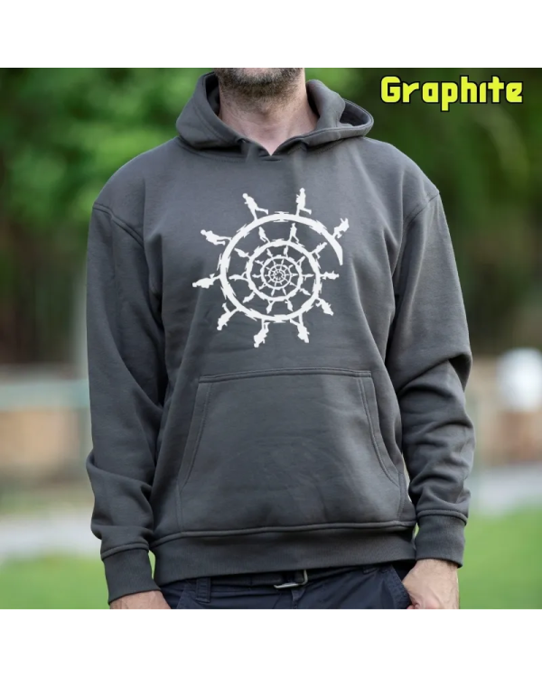 Sudadera hombre con capucha Corredores  La Kamiseta K Buskas