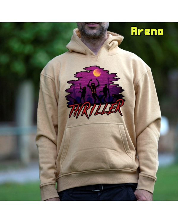 Sudadera hombre con capucha Thiller  La Kamiseta K Buskas