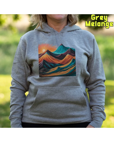 Sudadera mujer con capucha MONTAÃA 8 COLORES  La Kamiseta K Buskas