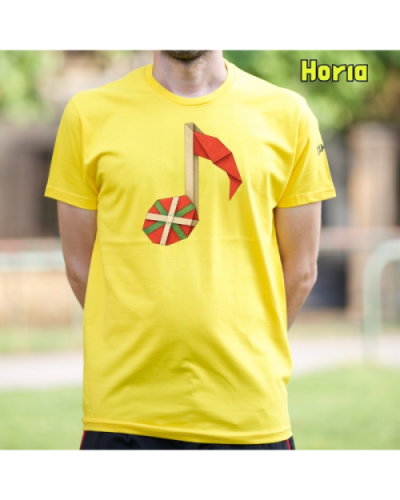 GizonKamiseta-Ikurriñaren doinuan Horia
