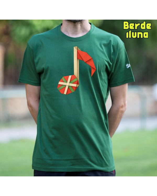 GizonKamiseta-Ikurriñaren doinuan BerdeIluna