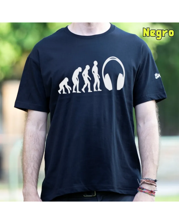 Camiseta hombre EVOLUTION DJ - manga corta