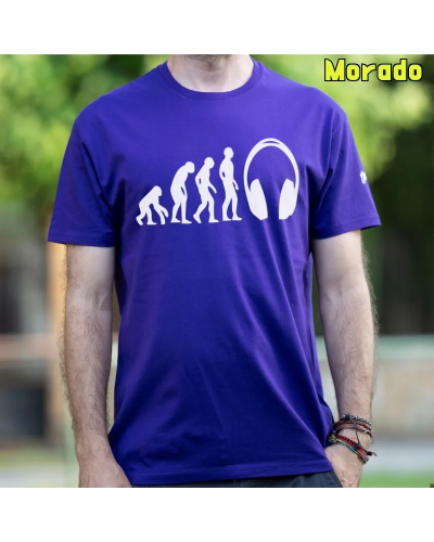 Camiseta hombre EVOLUTION DJ - manga corta