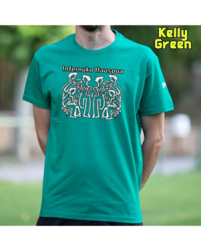 GizonKamiseta-Infernuko Hauspoa KellyGreen