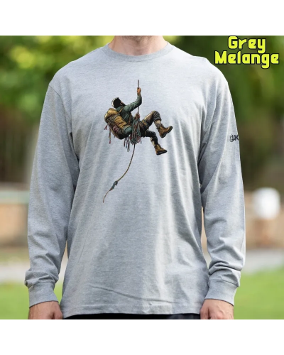 Camiseta Hombre RAPELANDO - manga larga