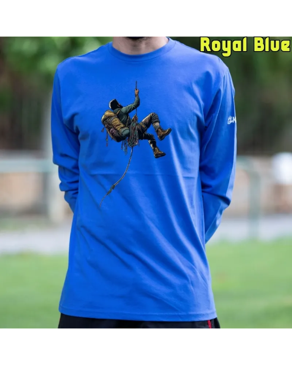 Camiseta Hombre RAPELANDO - manga larga
