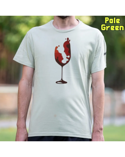 Camiseta hombre COPA VINO - manga corta