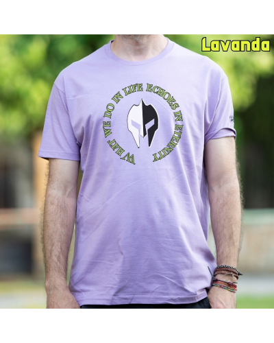 Camiseta hombre ECHOES IN ETERNITY - manga corta morada