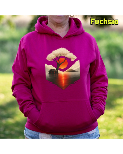 Sudadera mujer con capucha Japan House