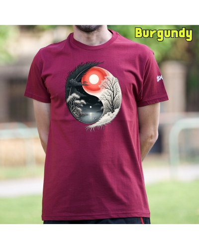 Camiseta Hombre Manga Corta-Yin Yang Azzure