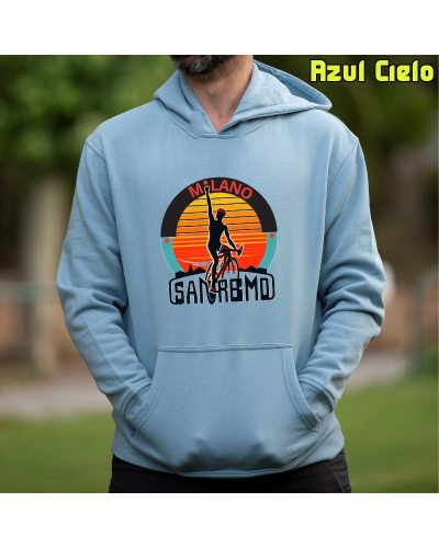 Sudadera hombre con capucha MILANO SAN REMO  La Kamiseta K Buskas