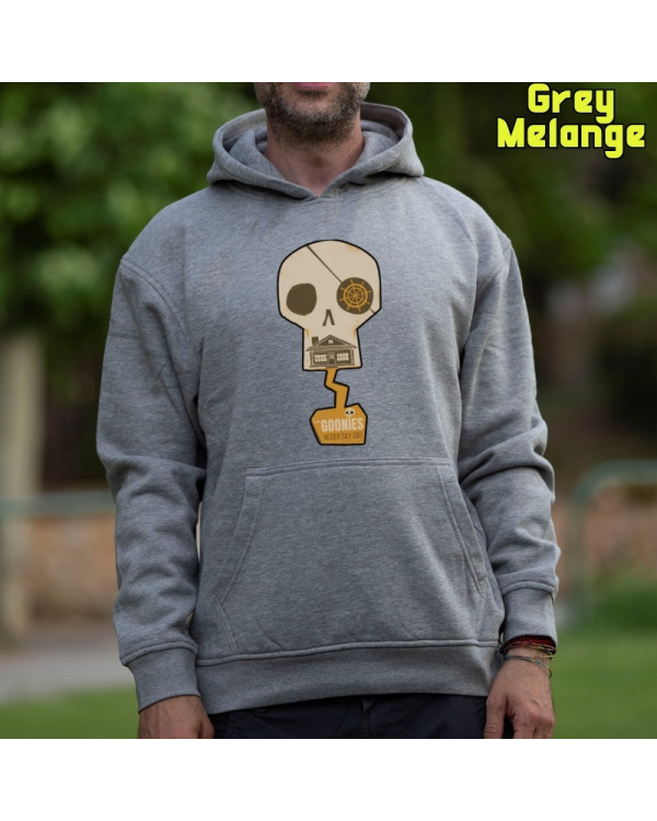 Sudadera hombre con capucha Never Say Die  La Kamiseta K Buskas